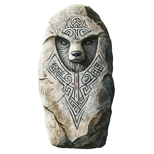 Nordic Totems Fabric Panel 5