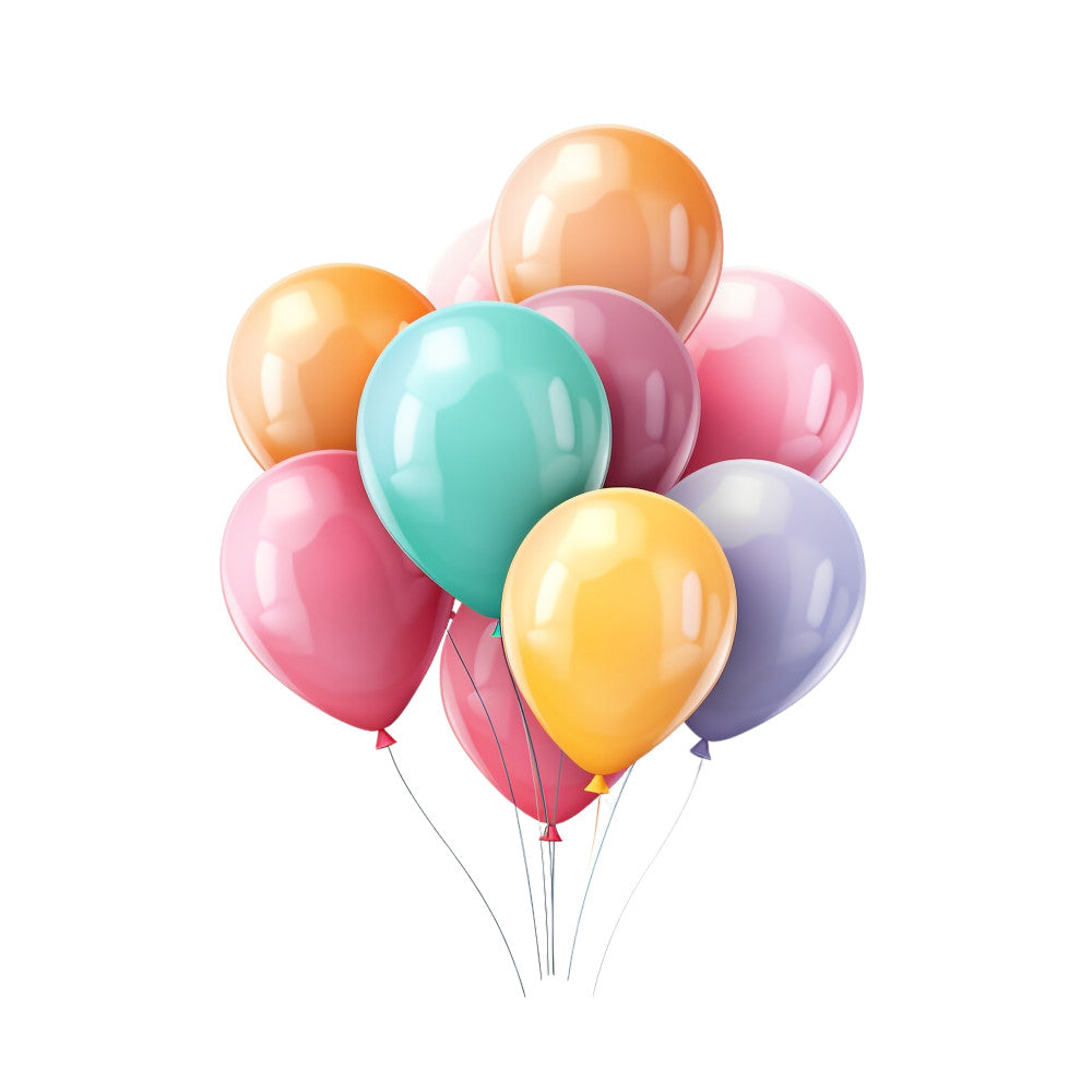 Party Balloons Fabric Panel 49