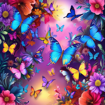 Luminous Wings Pattern 19 Minky Fabric