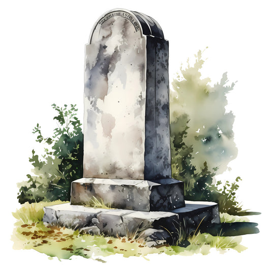 gravestone, cemetery, memorial, gothic, spooky, haunted, tombstone, weathered stone, moss, overgrown, nature, botanical, garden, woodland, rustic, vintage, dark academia, moody, gray, charcoal, cream, sage green, olive green, aged, distressed, autumn, fall, neutral tones, cemetery aesthetic, gothic decor