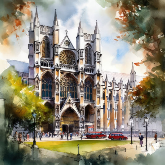 London In Summer Fabric Panel 2