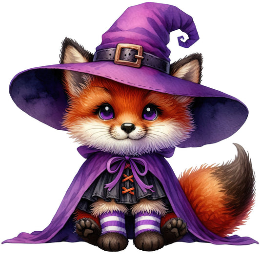 Halloween Wonder Animals Fabric Panel 20