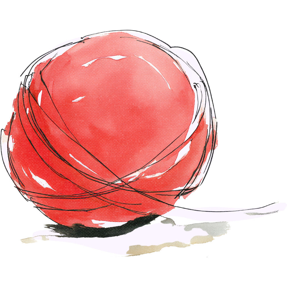 Handdrawn Christmas Cats Fabric Panel 24