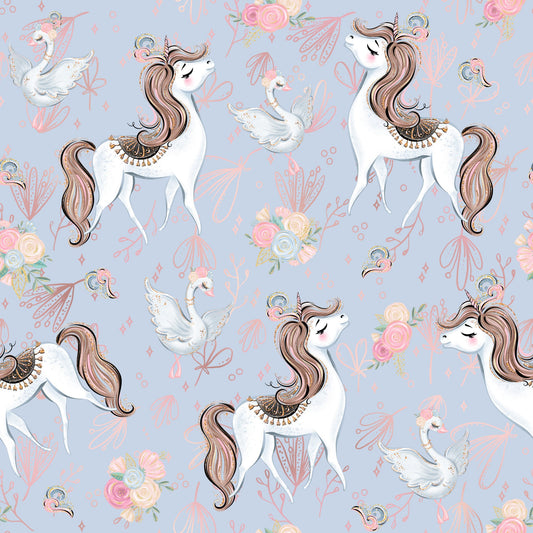 Sweet Ballerina Pattern 2 Quilting Cotton Fabric