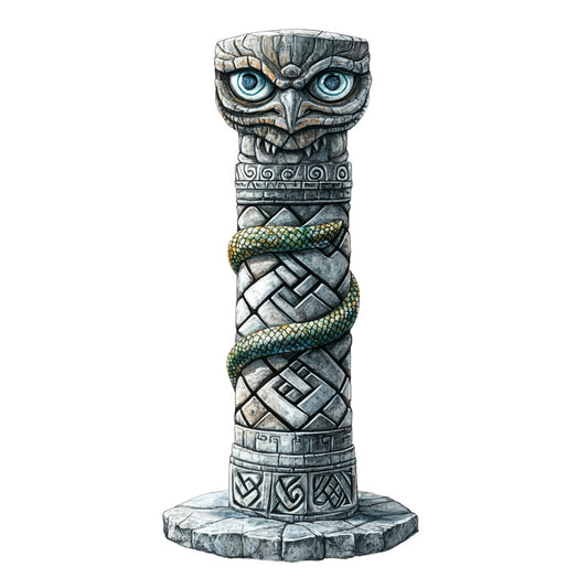 Nordic Totems Fabric Panel 33