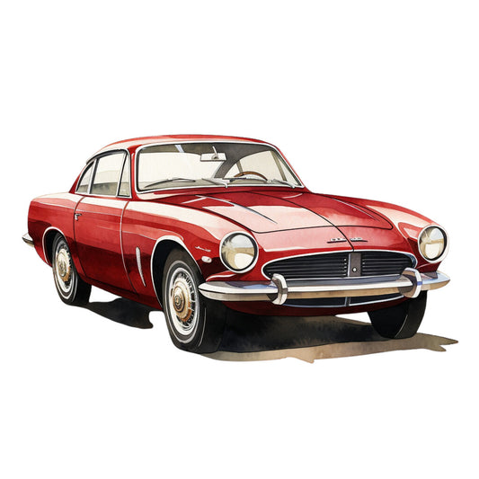 Vintage Cars Fabric Panel 16