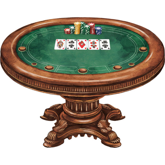 Watercolor Casino Fabric Panel 56