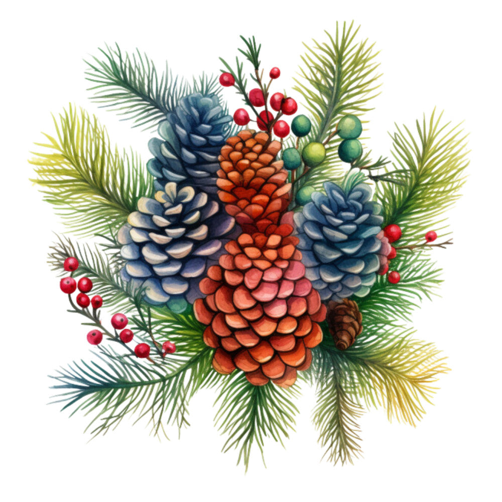 A Retro Christmas Fabric Panel 22