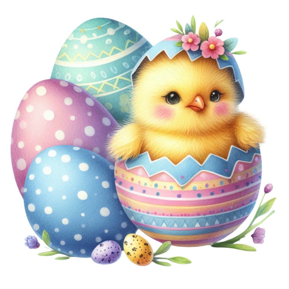 Pastel Chicks Fabric Panel 32