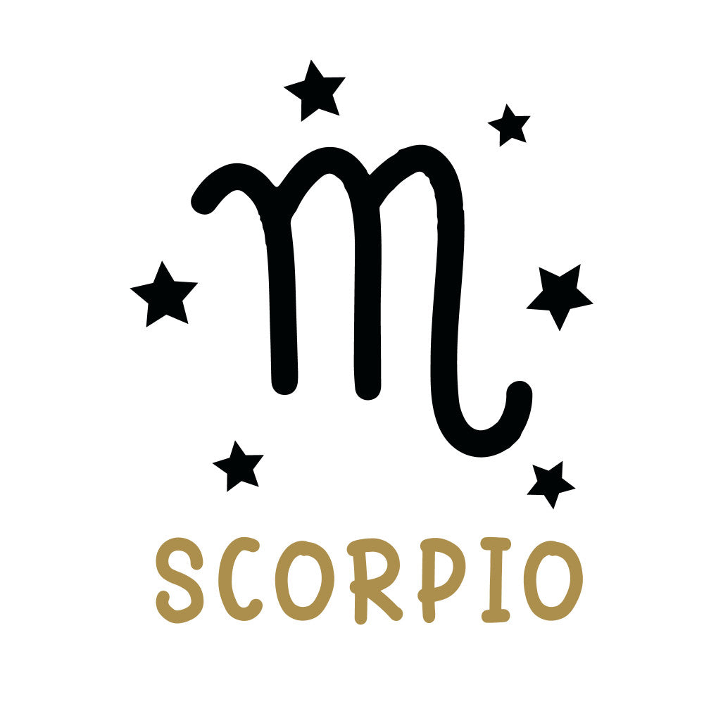 scorpio, zodiac, astrology, constellation, black and gold, gold text, stars, celestial, horoscope, astrological sign, mystical, spiritual, bohemian, modern, elegant, contemporary, night sky, cosmic, fortune telling, new age, tarot, witchy, occult, metallic gold, black and metallic, home decor, wall hanging, celestial themed, zodiac sign