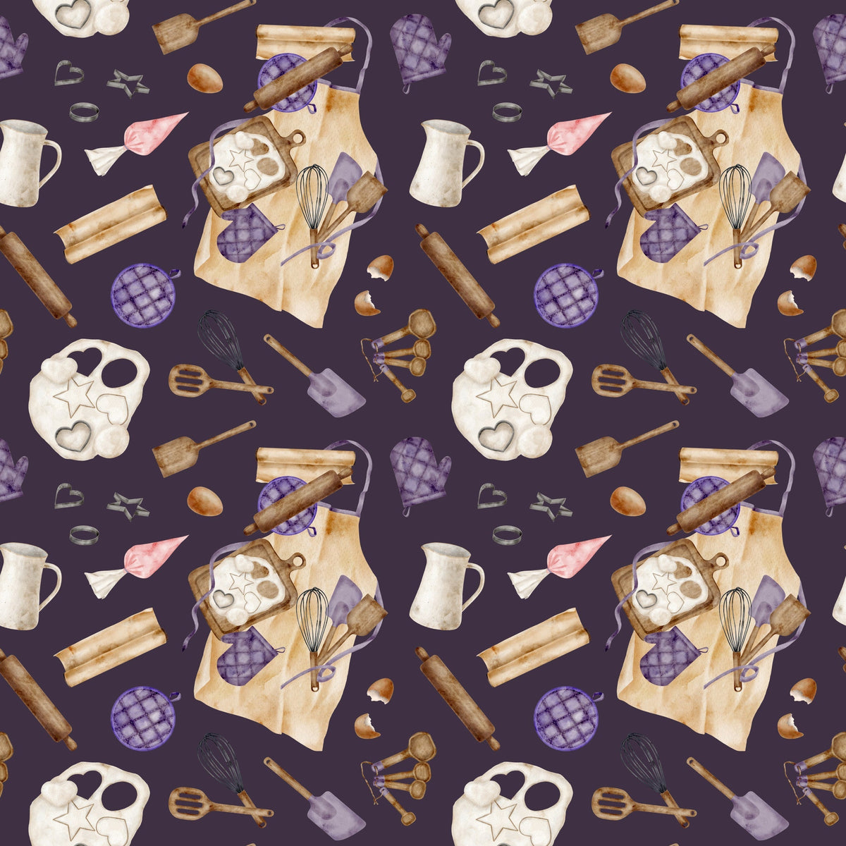 Rustic Bakehouse Pattern 4 Minky Fabric