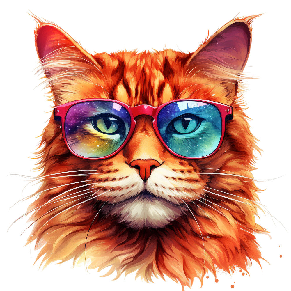 Cats with Sunglasses Fabric Panel 15