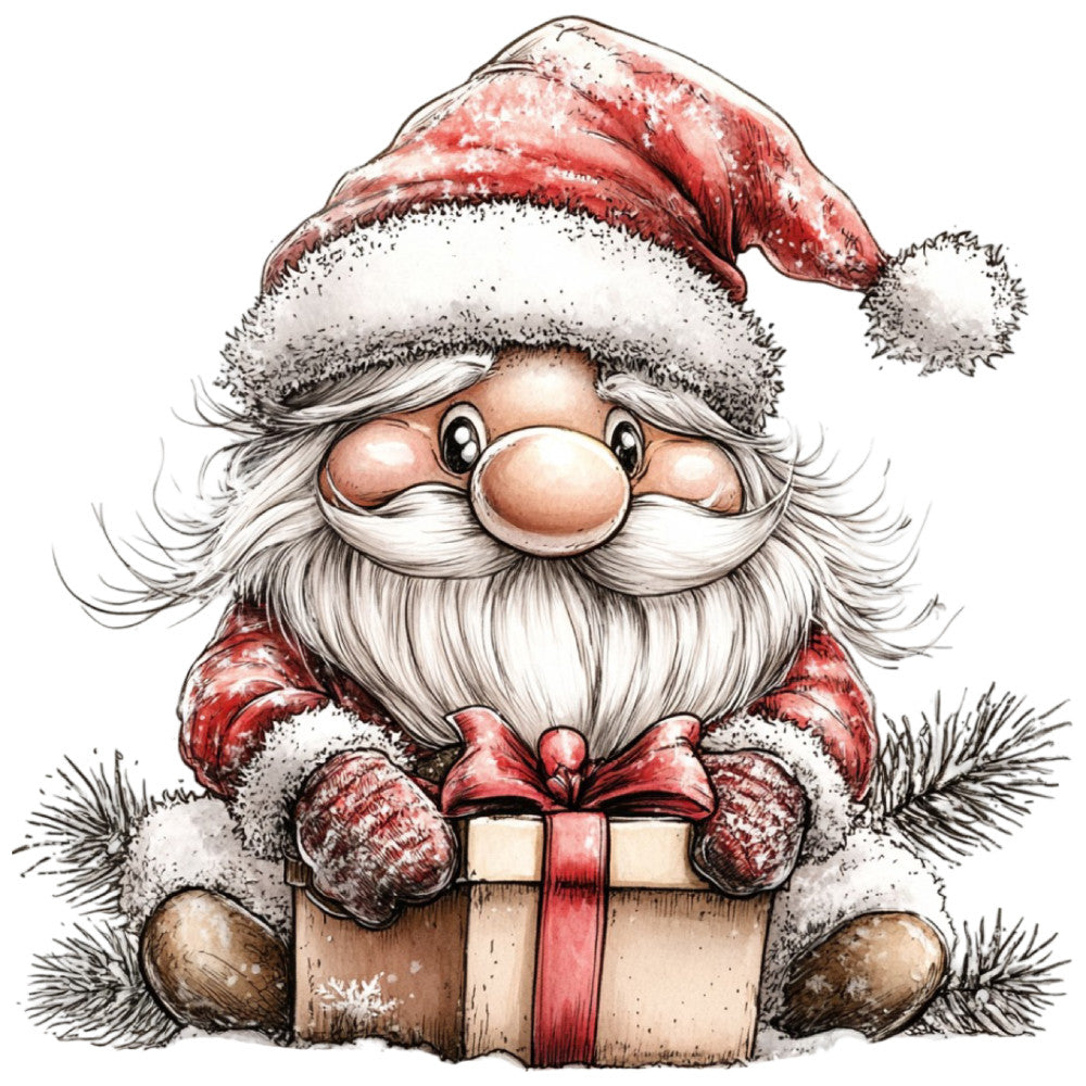 1st Whimsical Christmas Fabric Panel 132