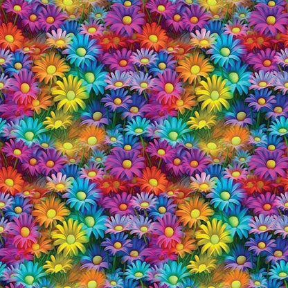 Colorful Animals and Plants Pattern 12 Quilting Cotton Fabric