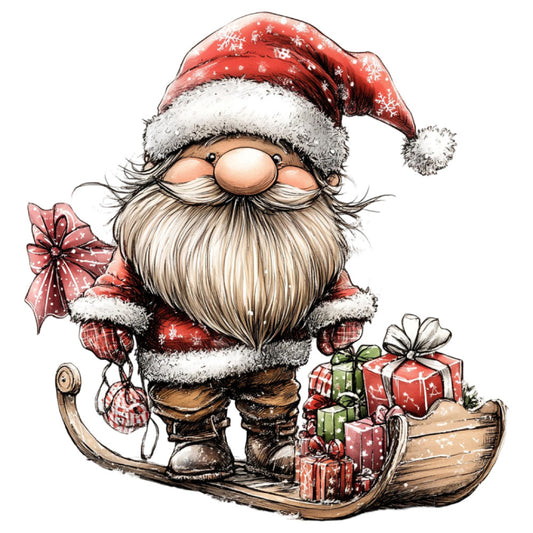 1st Whimsical Christmas Fabric Panel 129