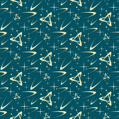 Atomic Starbursts Pattern 6 Quilting Cotton Fabric