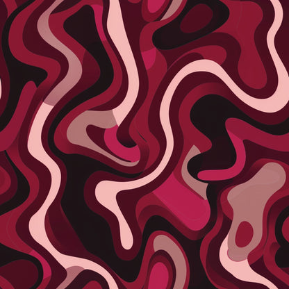 Merlot Mosaic Pattern 6 Minky Fabric