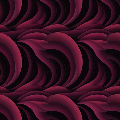 Burgundy Abstract Pattern 7 Quilting Cotton Fabric