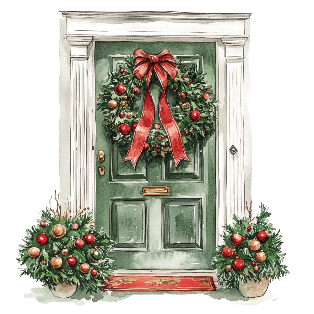 Rustic Christmas Fabric Panel 35