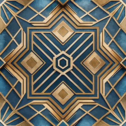 Art Deco Pattern 52 Quilting Cotton Fabric