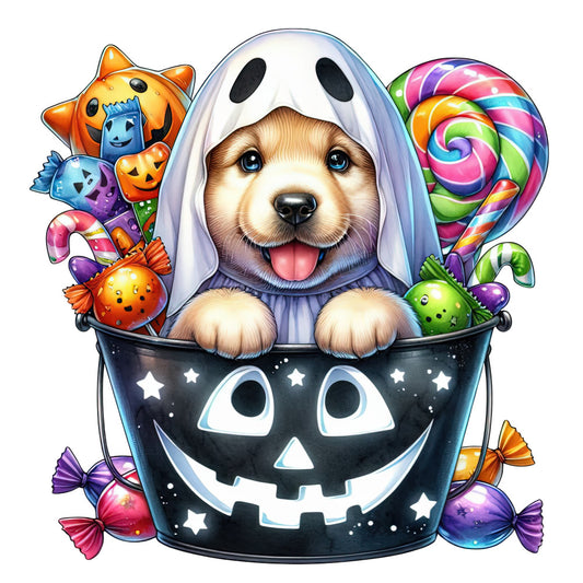 Halloween Wonder Animals Fabric Panel 122