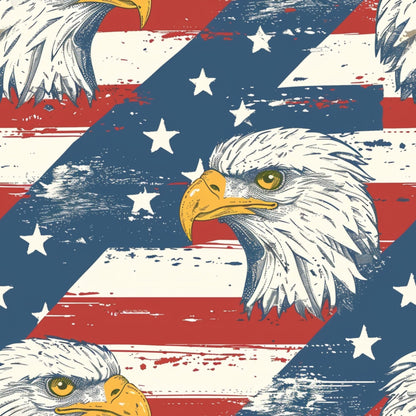 Liberty Stars Pattern 6 Minky Fabric