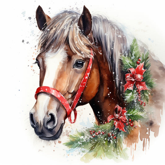 A Country Christmas Fabric Panel 23