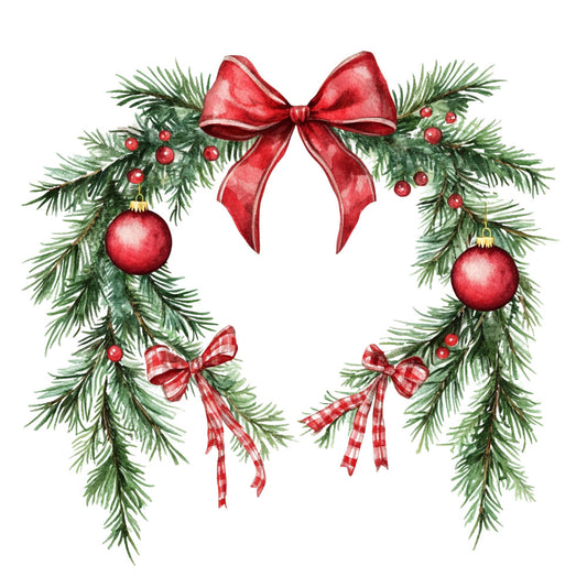 Rustic Christmas Fabric Panel 32