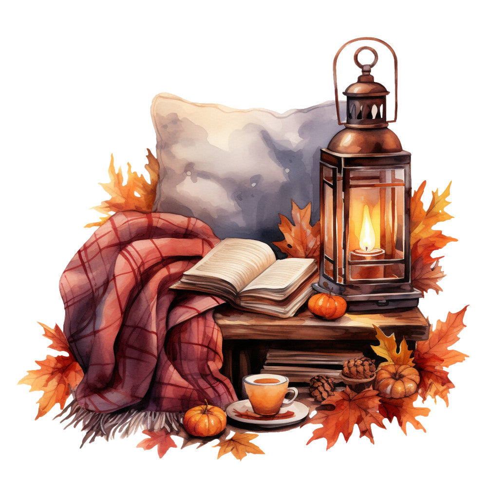 Cozy Autumn Fabric Panel 34