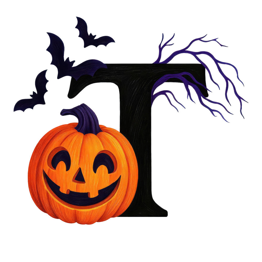 Halloween Alphabet Fabric Panel 13