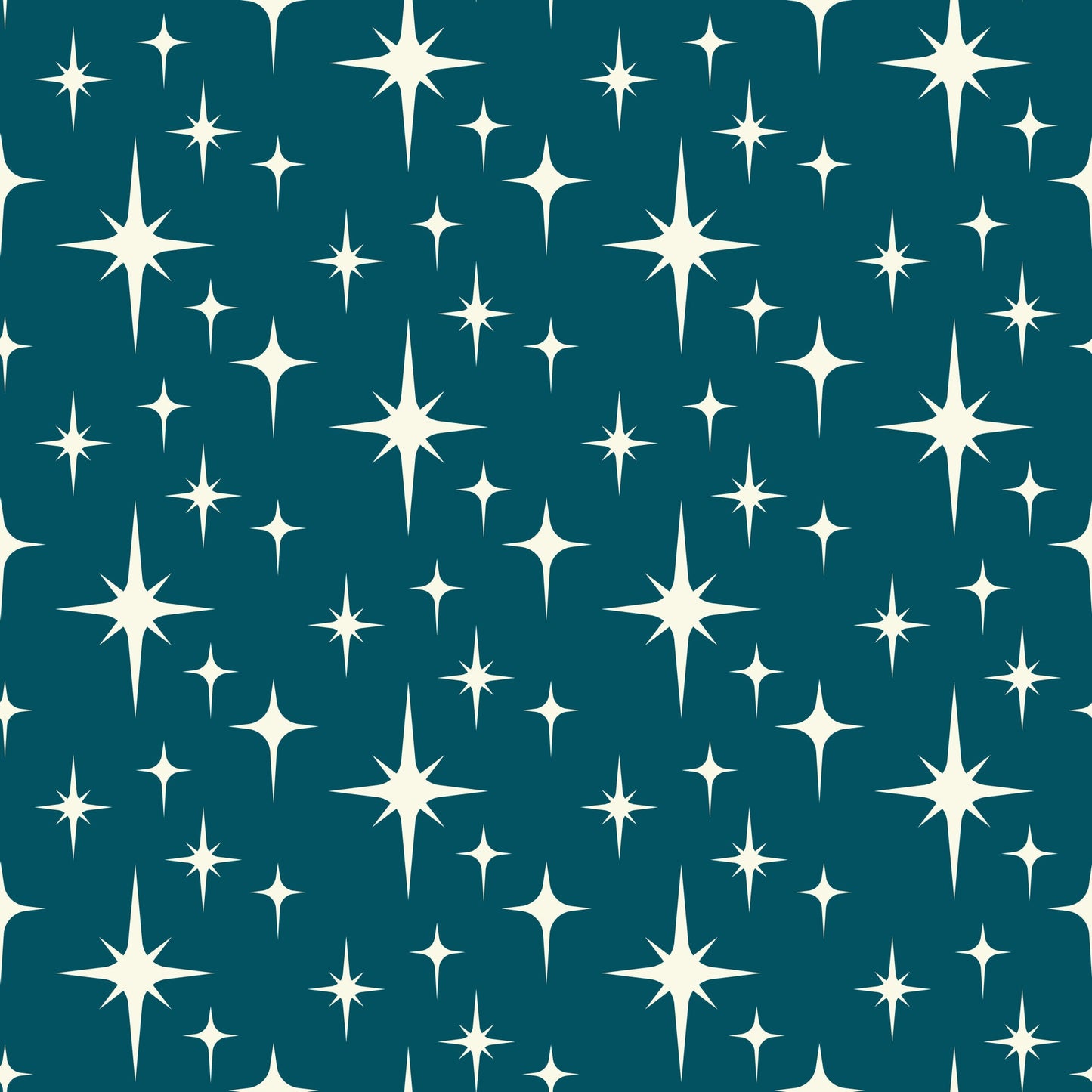 Atomic Starbursts Pattern 7 Quilting Cotton Fabric