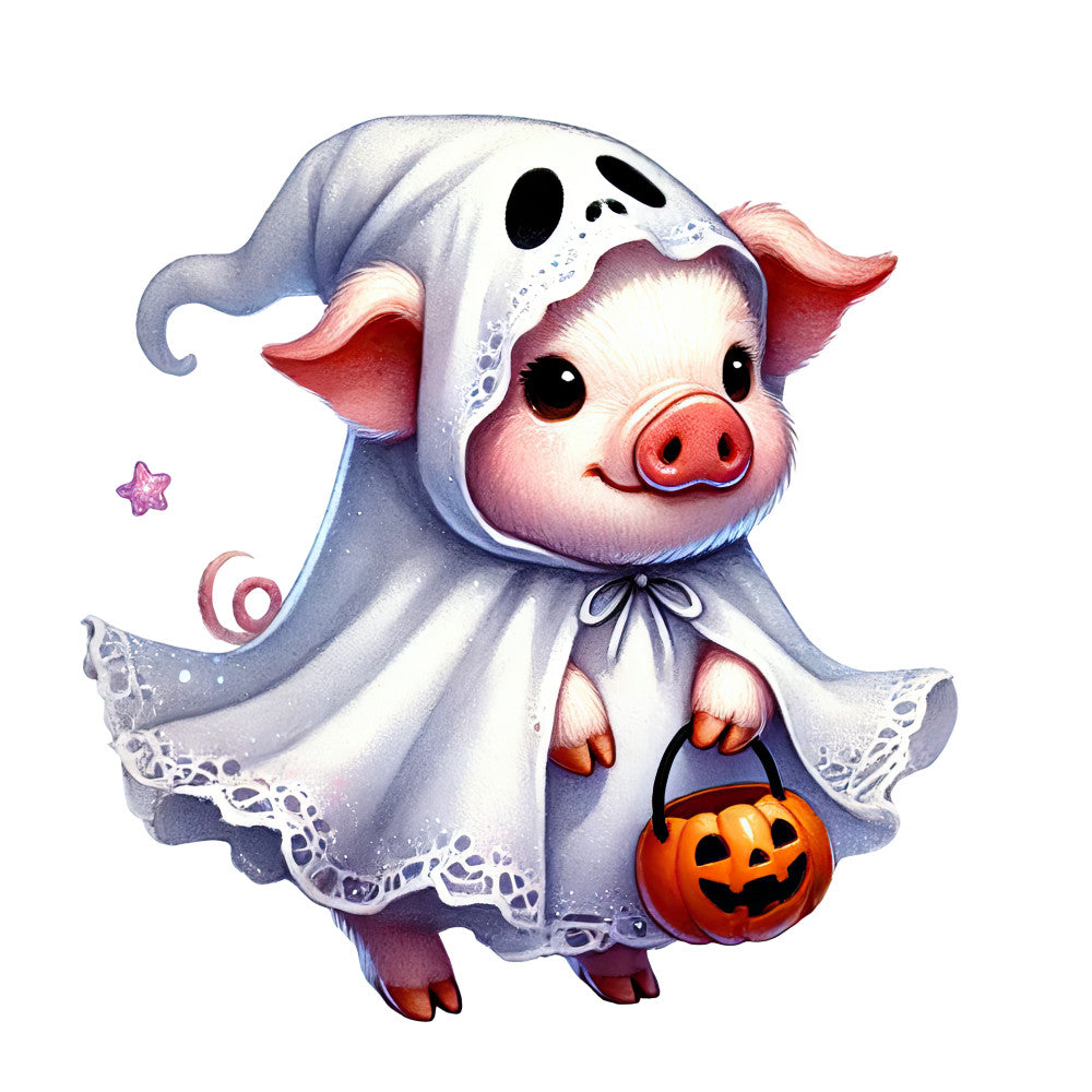 Halloween Wonder Animals Fabric Panel 31