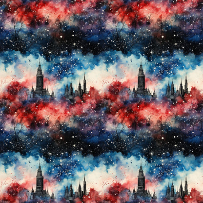 Liberty Skies Pattern 8 Minky Fabric