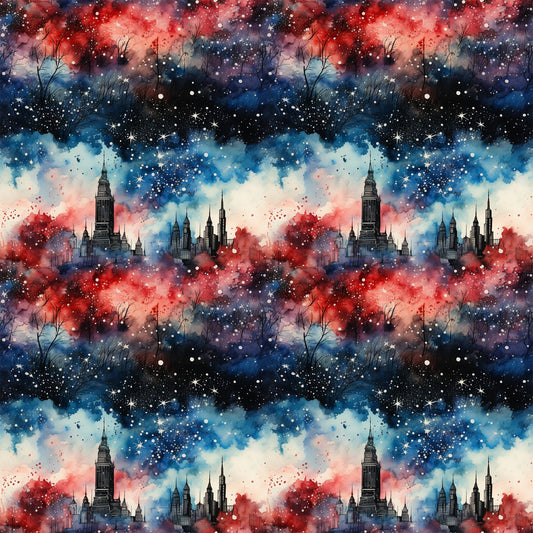 Liberty Skies Pattern 8 Minky Fabric