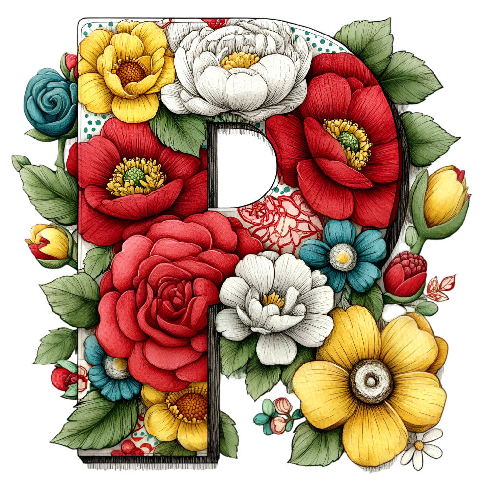 Wedding Alphabet Fabric Panel 23