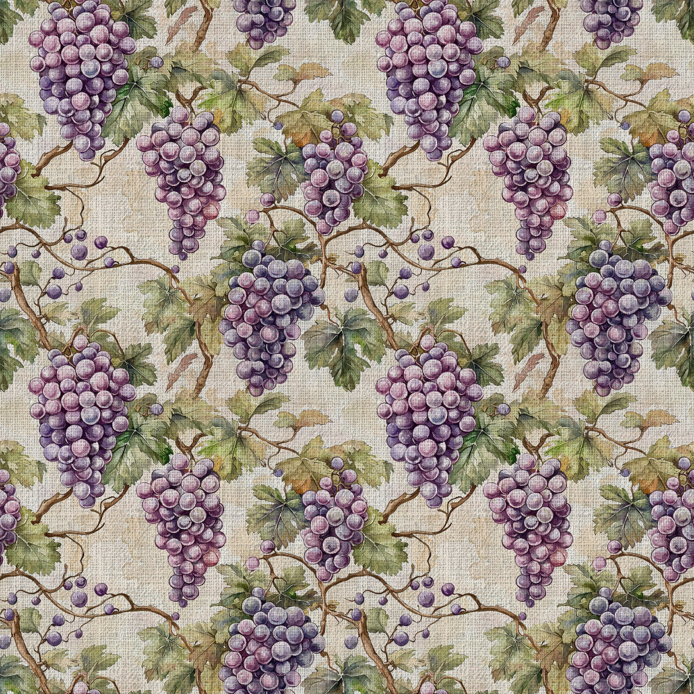 Twilight Grape Grove Pattern 4 Minky Fabric