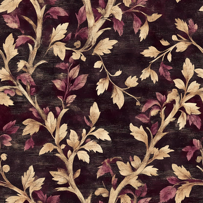 Midnight Harvest Garden Pattern 12 Minky Fabric