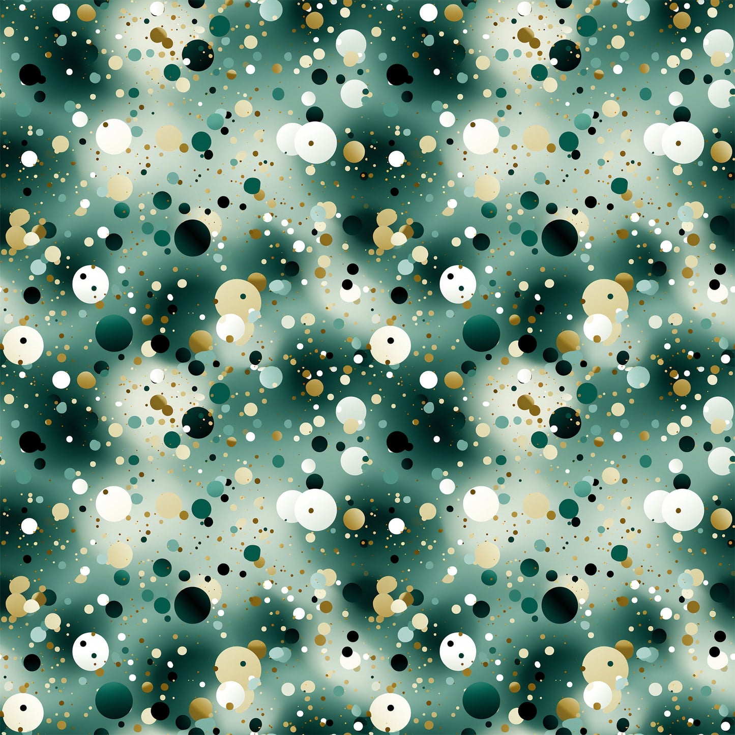 Green Confetti Pattern 2 Quilting Cotton Fabric
