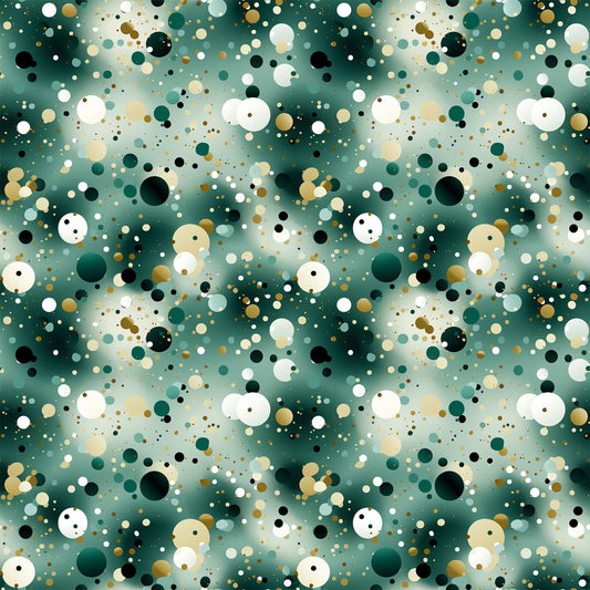 Green Confetti Pattern 2 Quilting Cotton Fabric