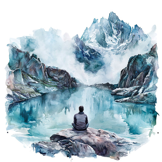 Greenland Landscape Fabric Panel 25