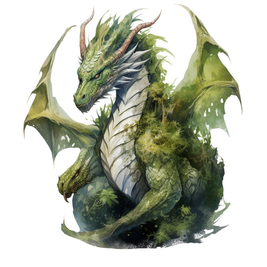 Elemental Dragons Fabric Panel 5