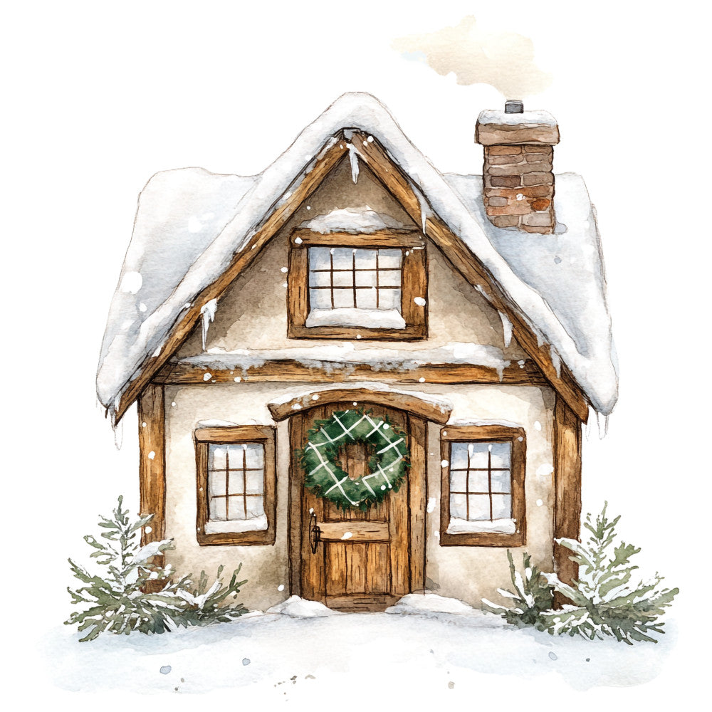 Green Christmas Fabric Panel 26