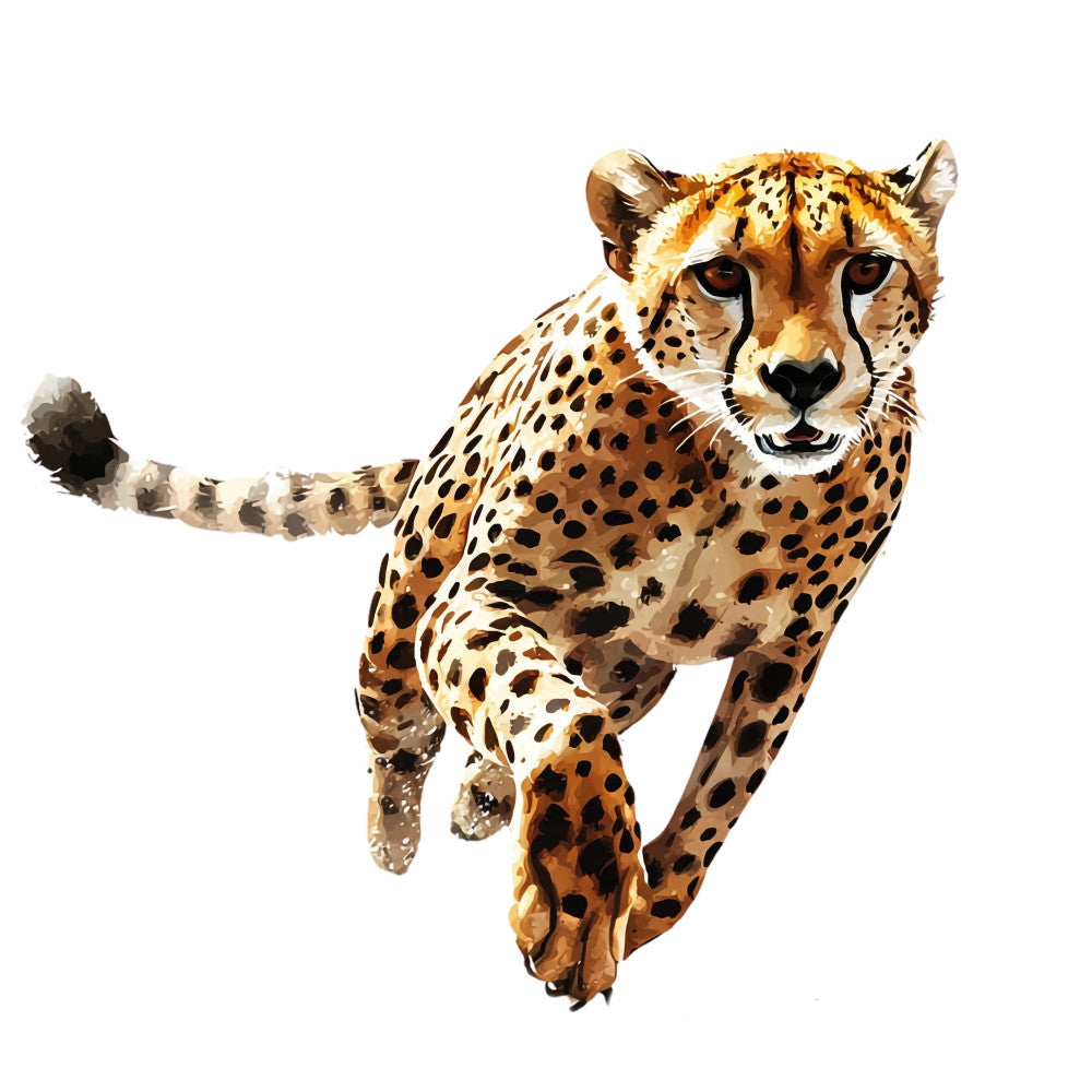 Watercolor Africa Fabric Panel 31