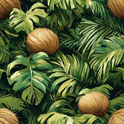Palm Grove Pattern 2 Minky Fabric