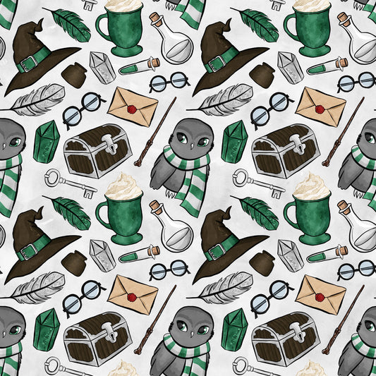 Wizard Magic School Pattern 35 Quilting Cotton Fabric