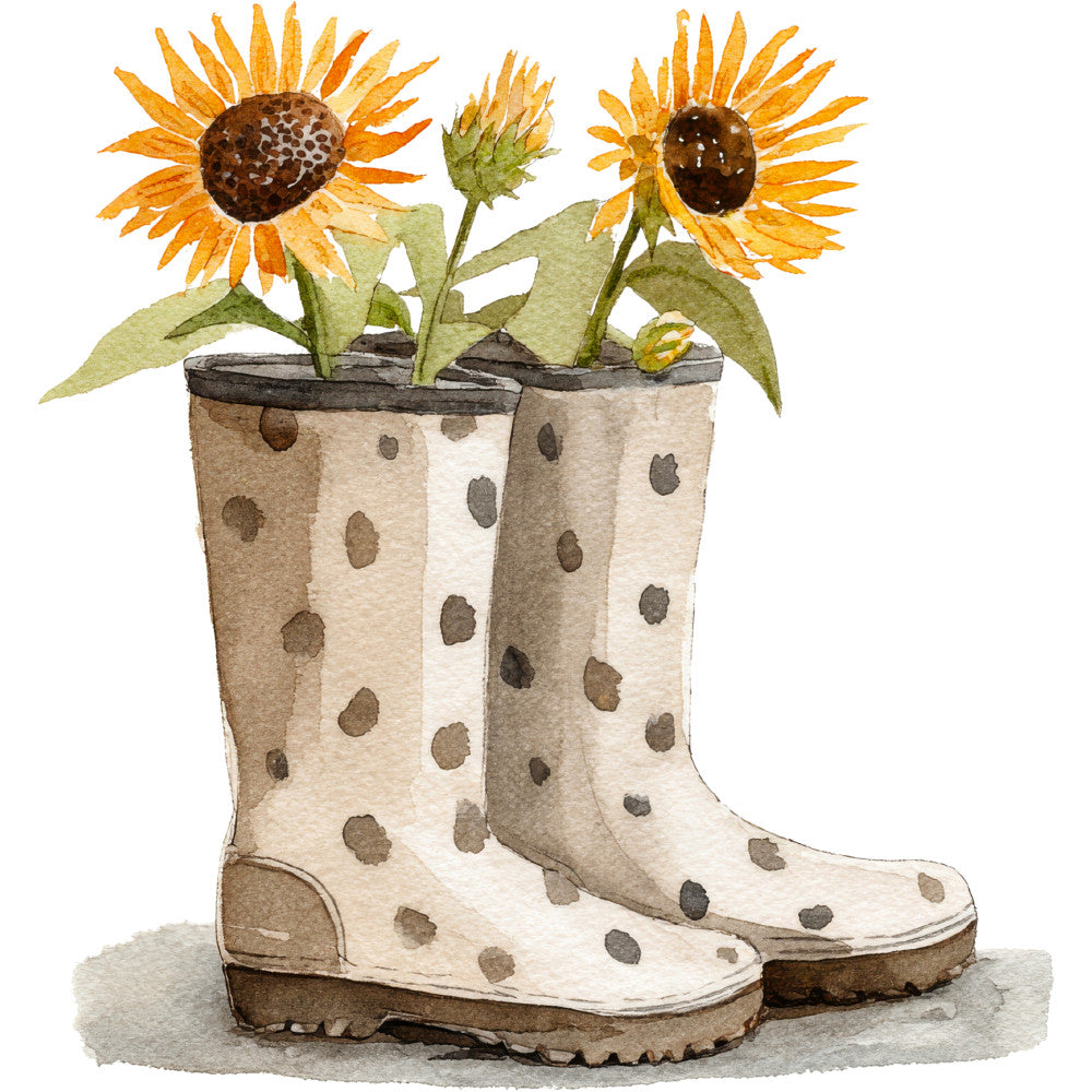 Rustic Barnyard Birds Fabric Panel 17