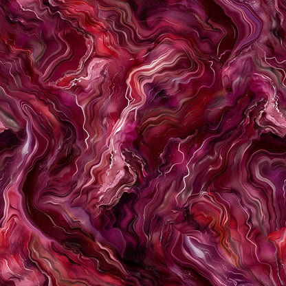Burgundy  Abstract Pattern 3 Minky Fabric
