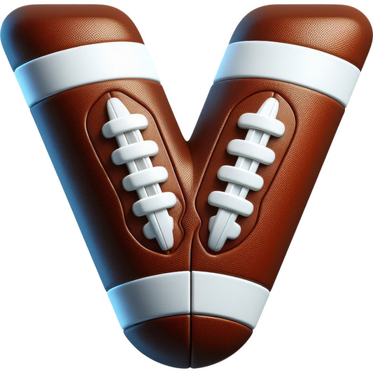 Football Alphabet Fabric Panel 30