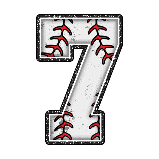 Baseball Alphabet Fabric Panel 8