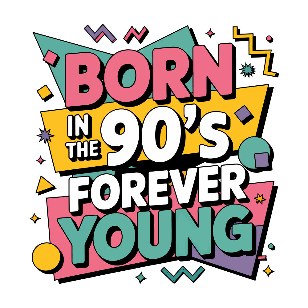 Born in the 90s Fabric Panel 1